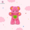 Wholesale of genuine bubble gum rabbit, cute bear, plush toy figurines, lullaby and soothing dolls for girls Specification image